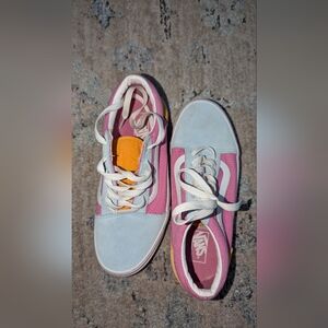 Vans Pink and Blue Sneakers
